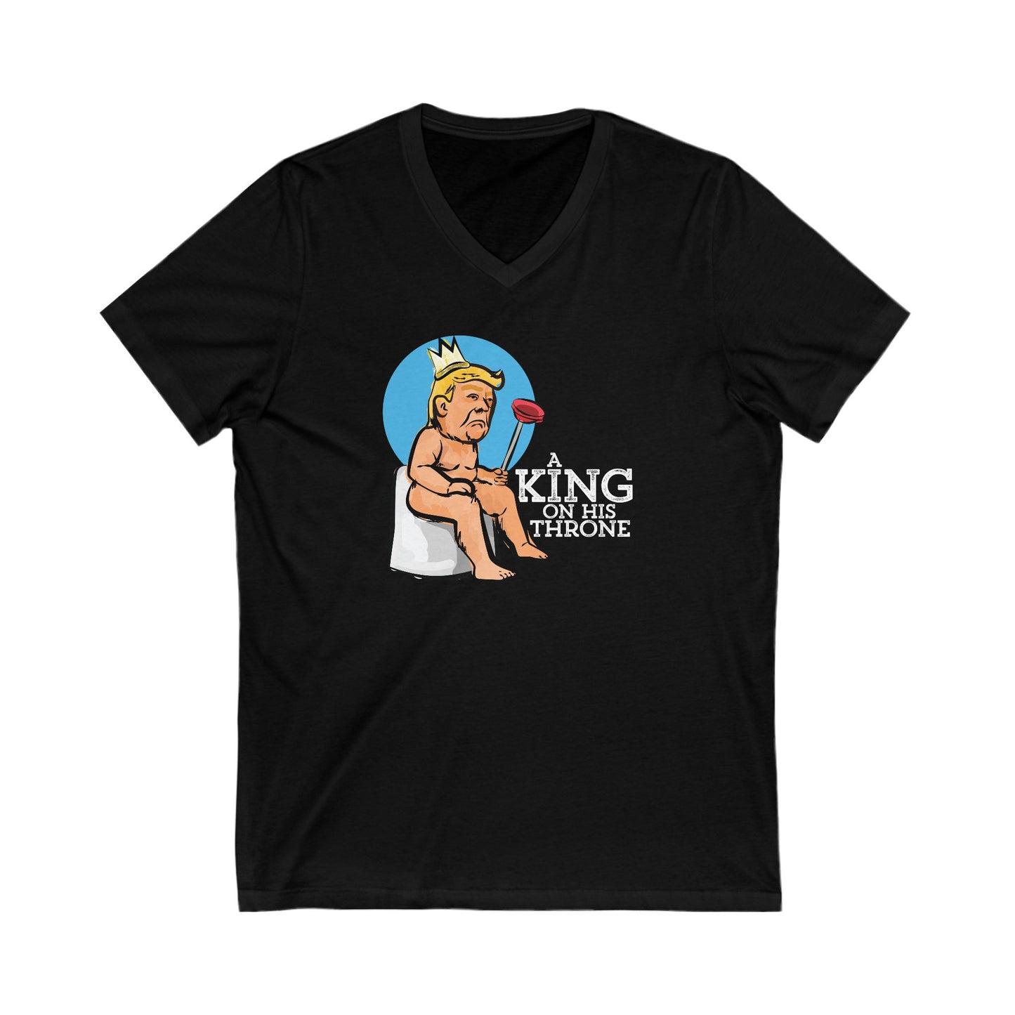 king - unisex v-neck