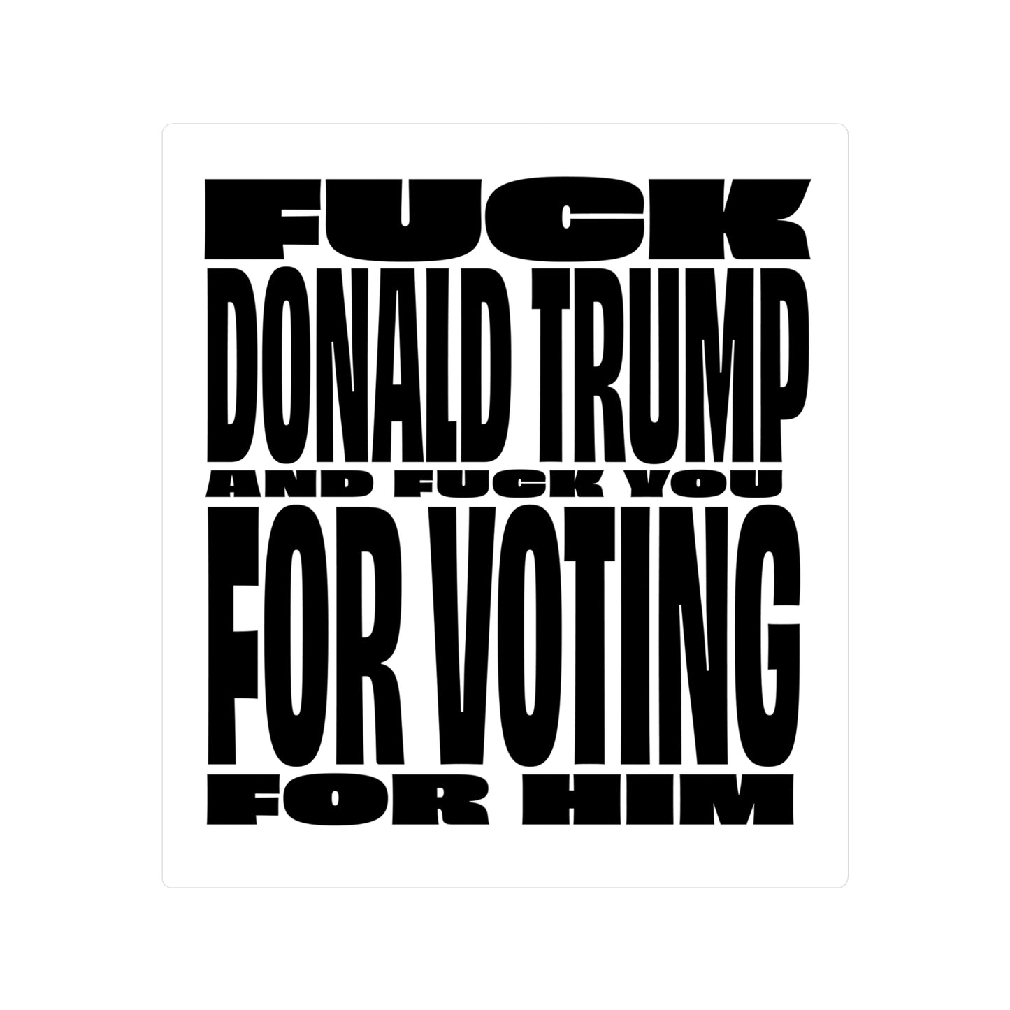 FDT & FU - Vinyl Sticker