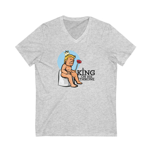 king - unisex v-neck