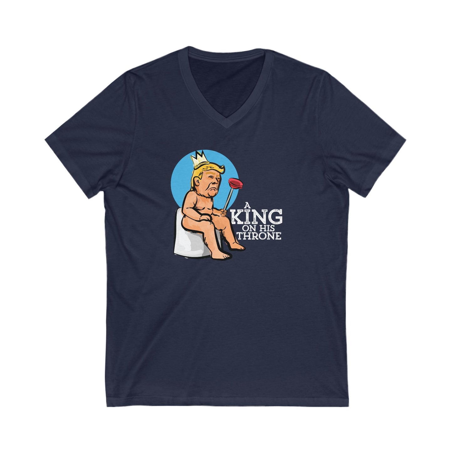 king - unisex v-neck