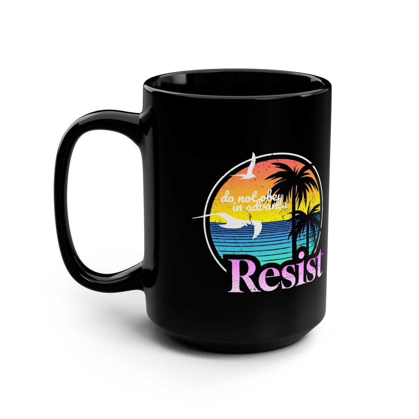 Resist Coffee Mug - Black