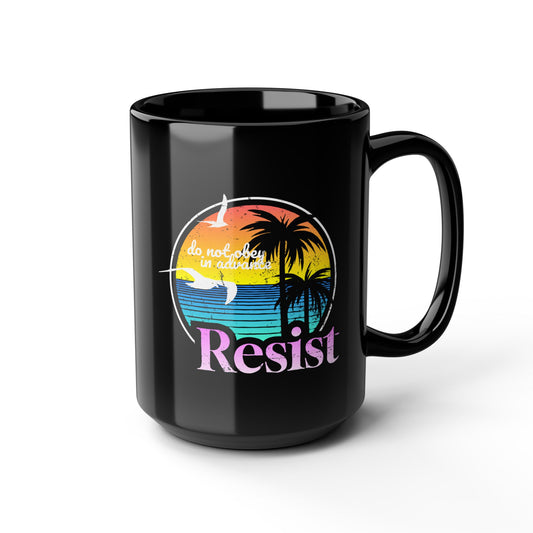 Resist Coffee Mug - Black