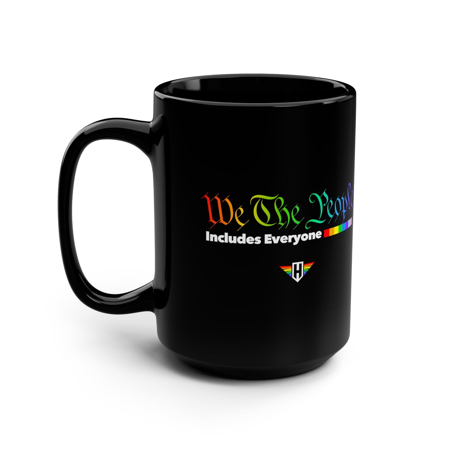 We The People Includes Everyone Coffee Mug - Black