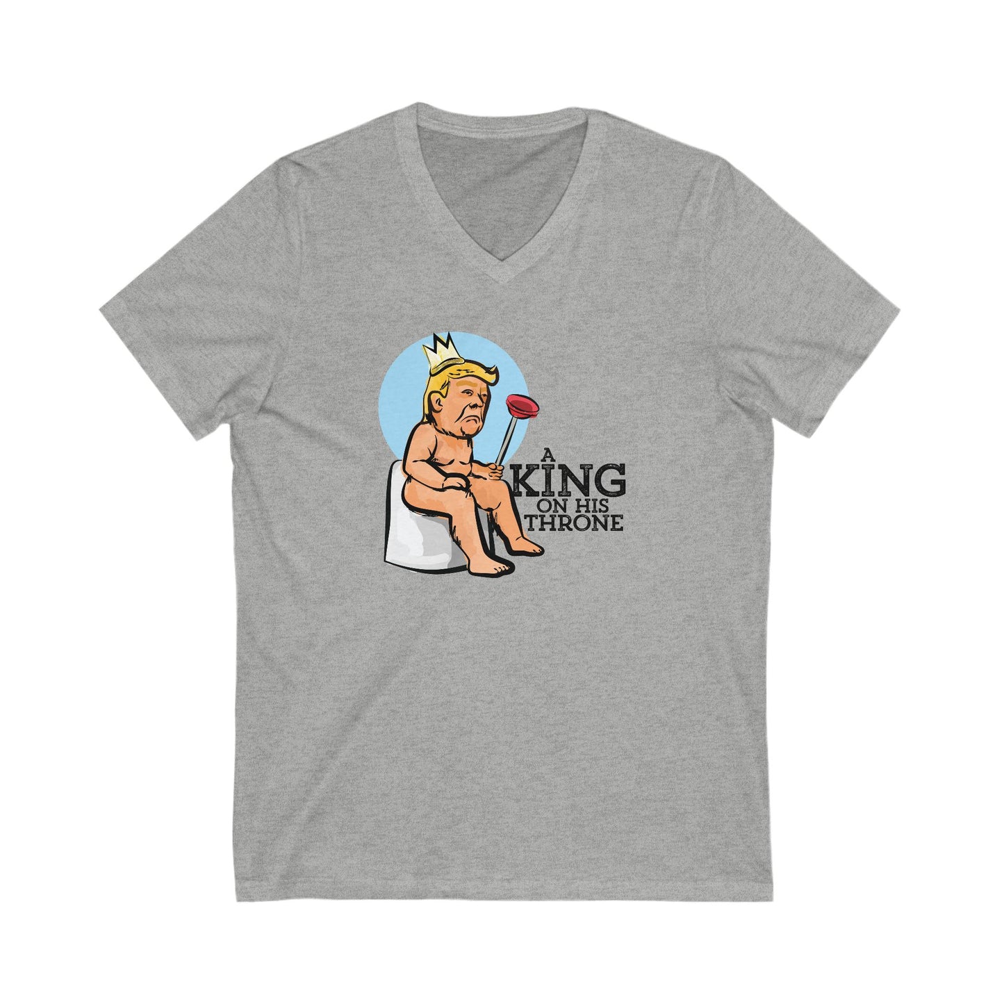king - unisex v-neck