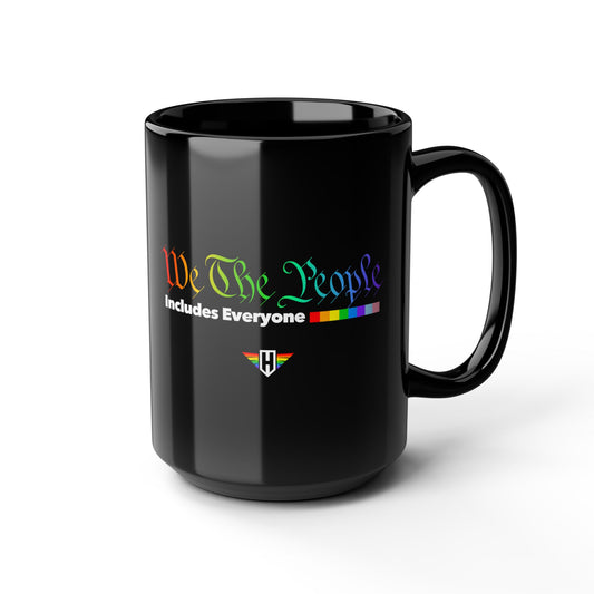 We The People Includes Everyone Coffee Mug - Black