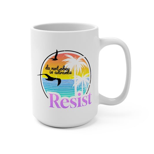 Resist Coffee Mug - White
