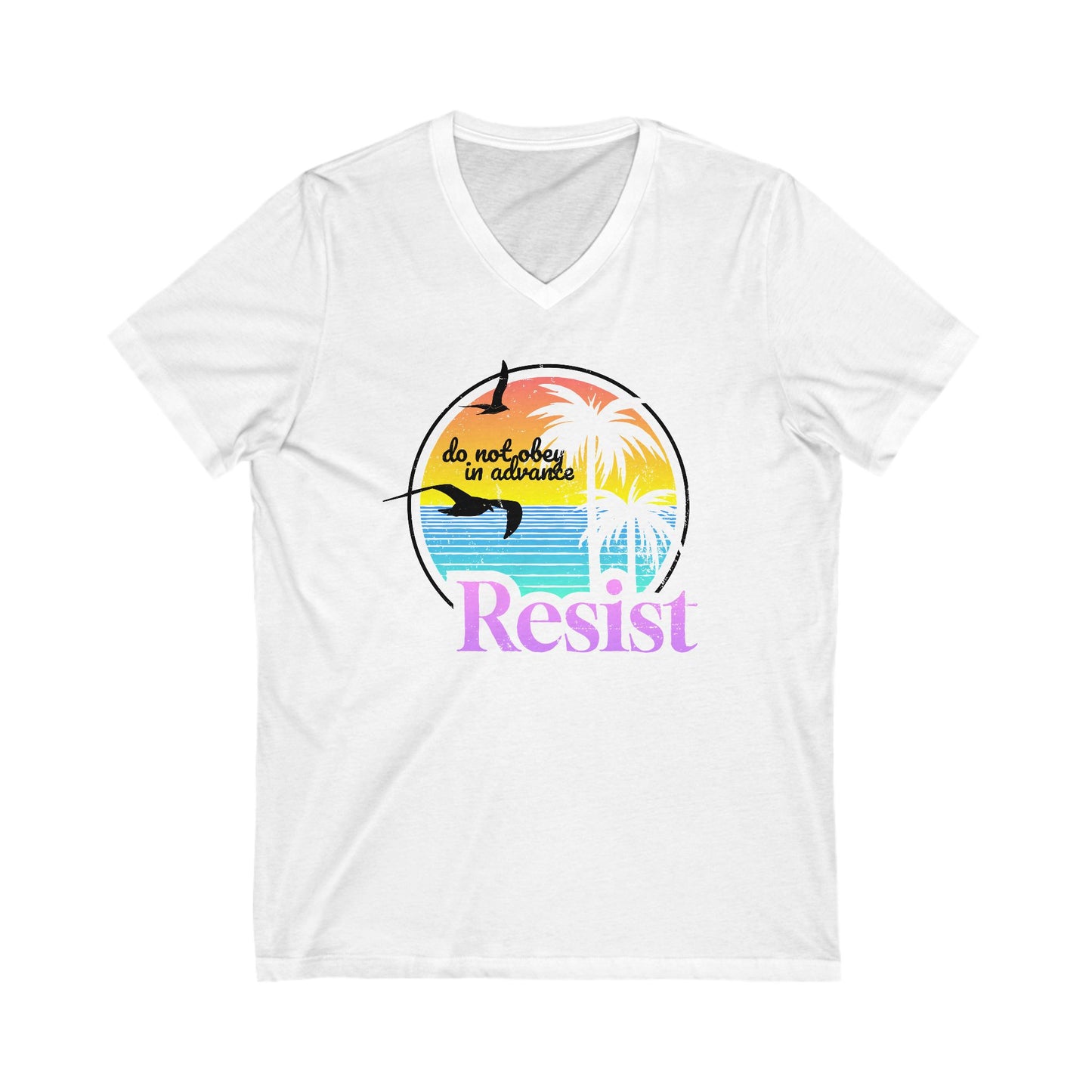 resist - unisex v-neck