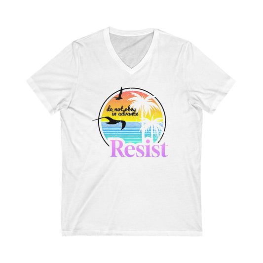 resist - unisex v-neck