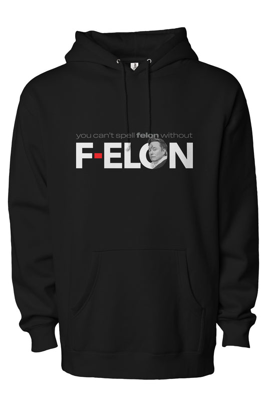 f-elon - unisex heavyweight pullover hoodie
