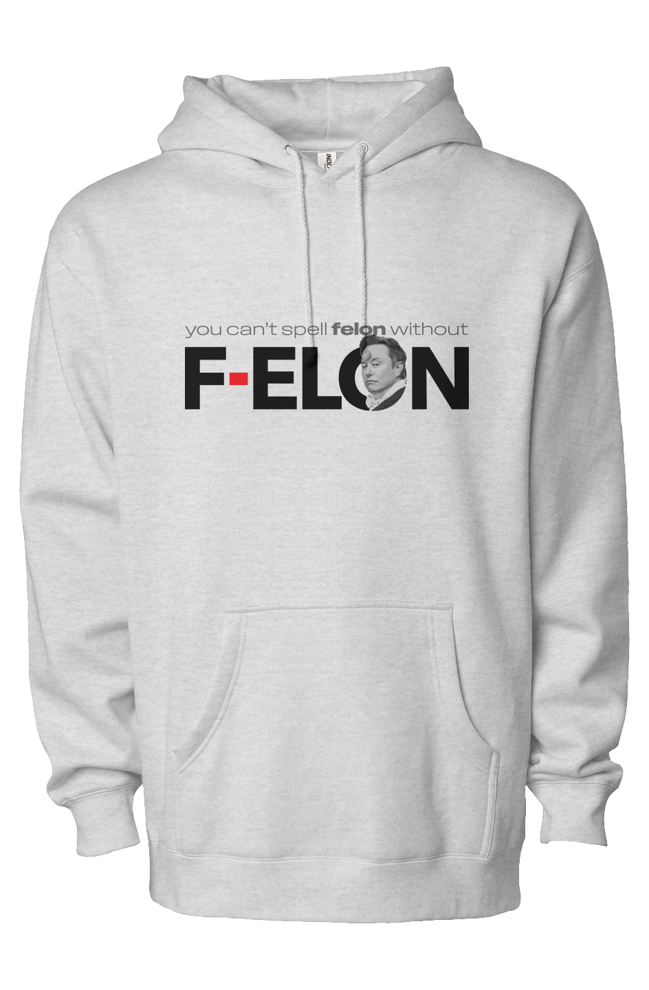 f-elon - unisex heavyweight pullover hoodie