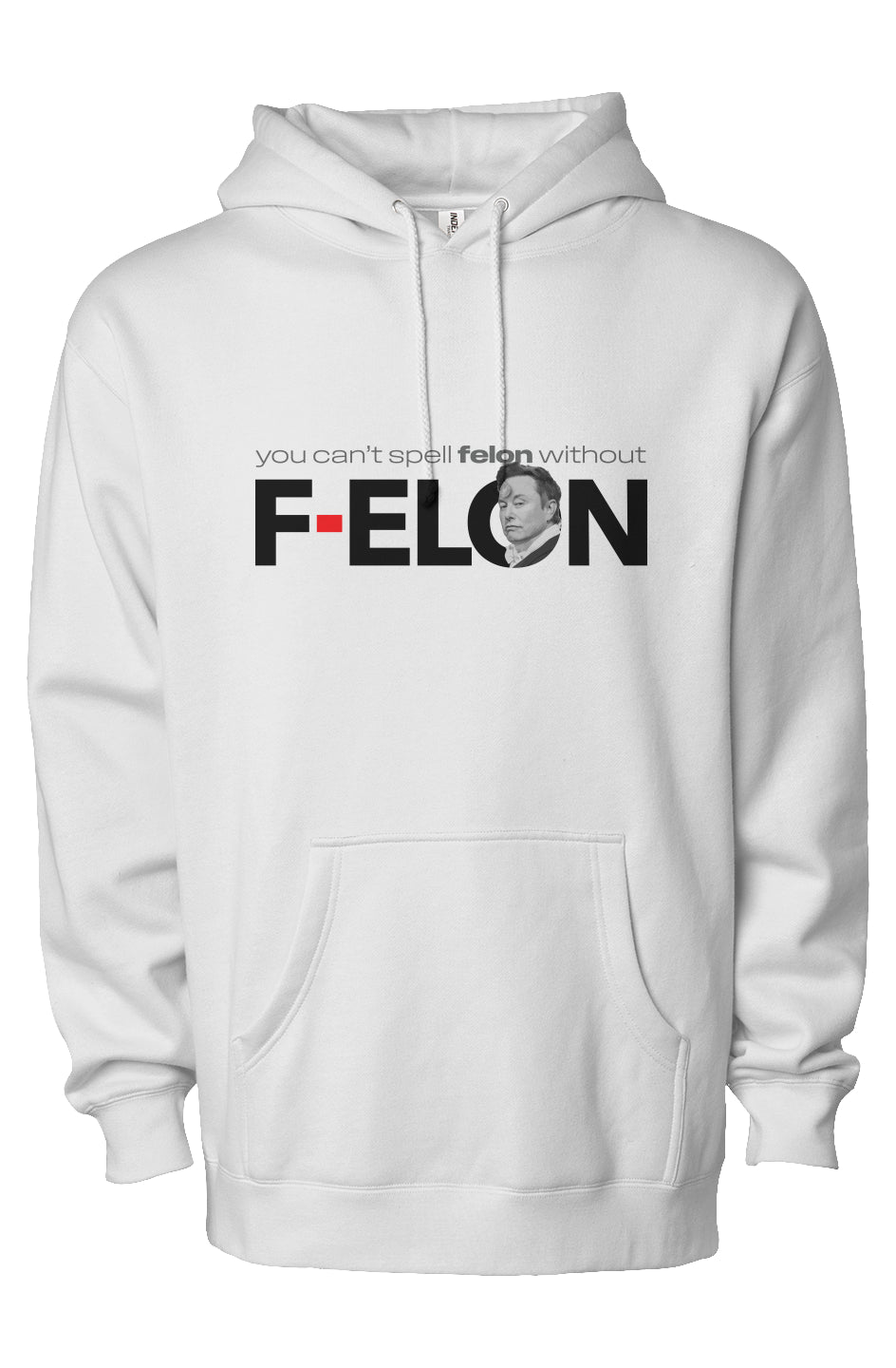 f-elon - unisex heavyweight pullover hoodie