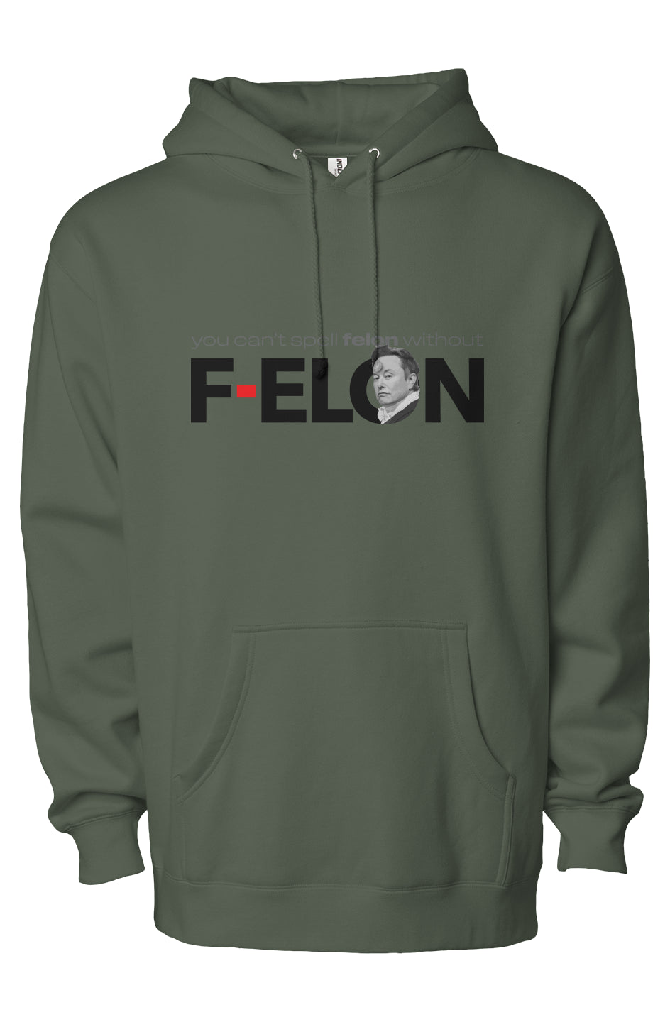 f-elon - unisex heavyweight pullover hoodie