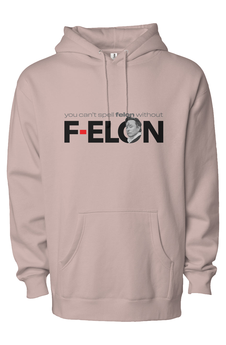 f-elon - unisex heavyweight pullover hoodie