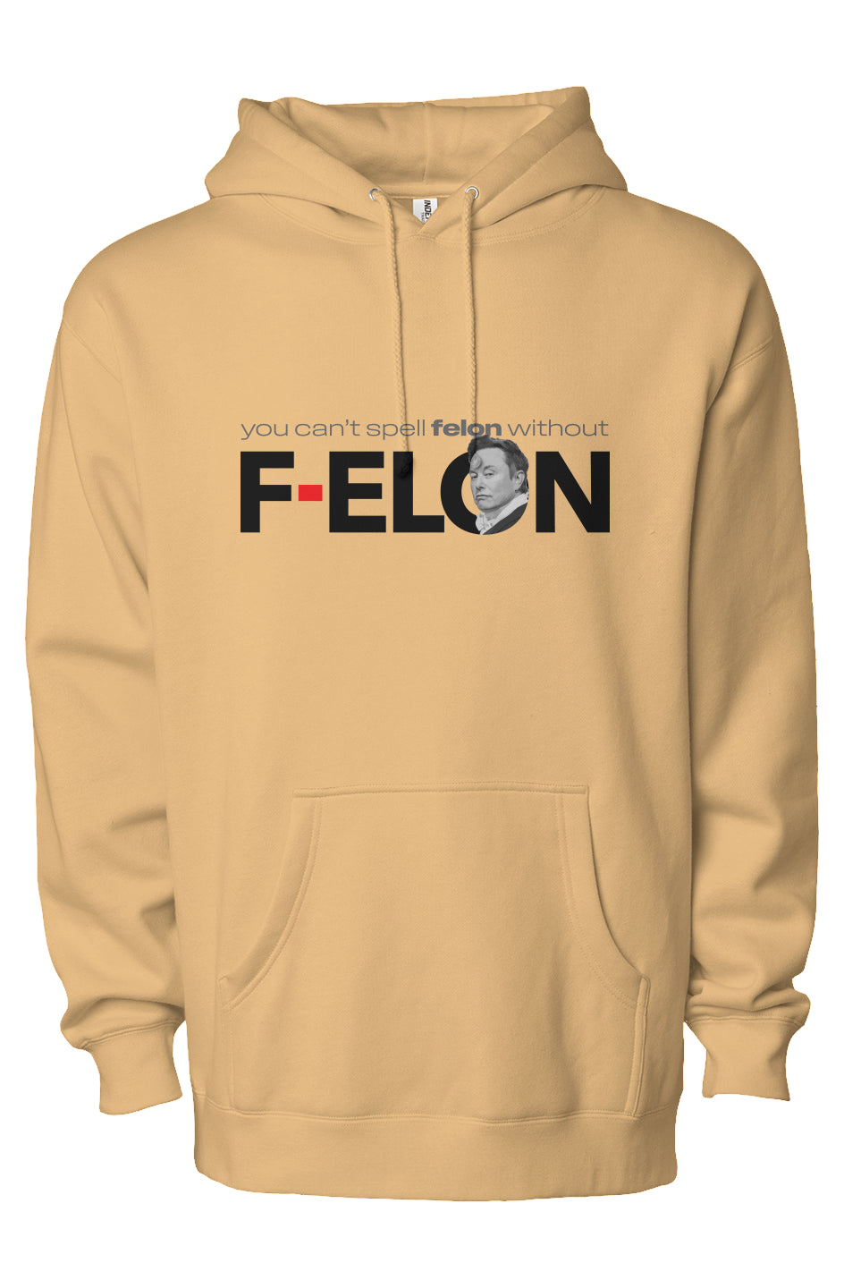 f-elon - unisex heavyweight pullover hoodie
