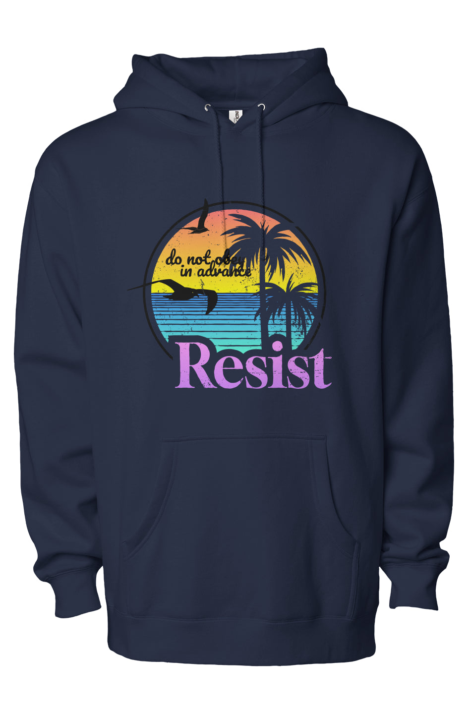 resist - unisex heavyweight pullover hoodie