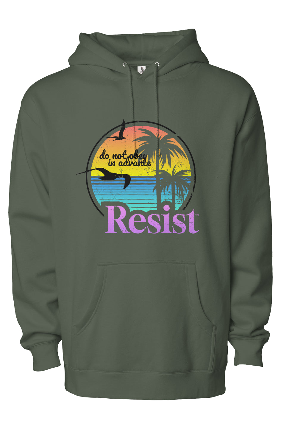 resist - unisex heavyweight pullover hoodie