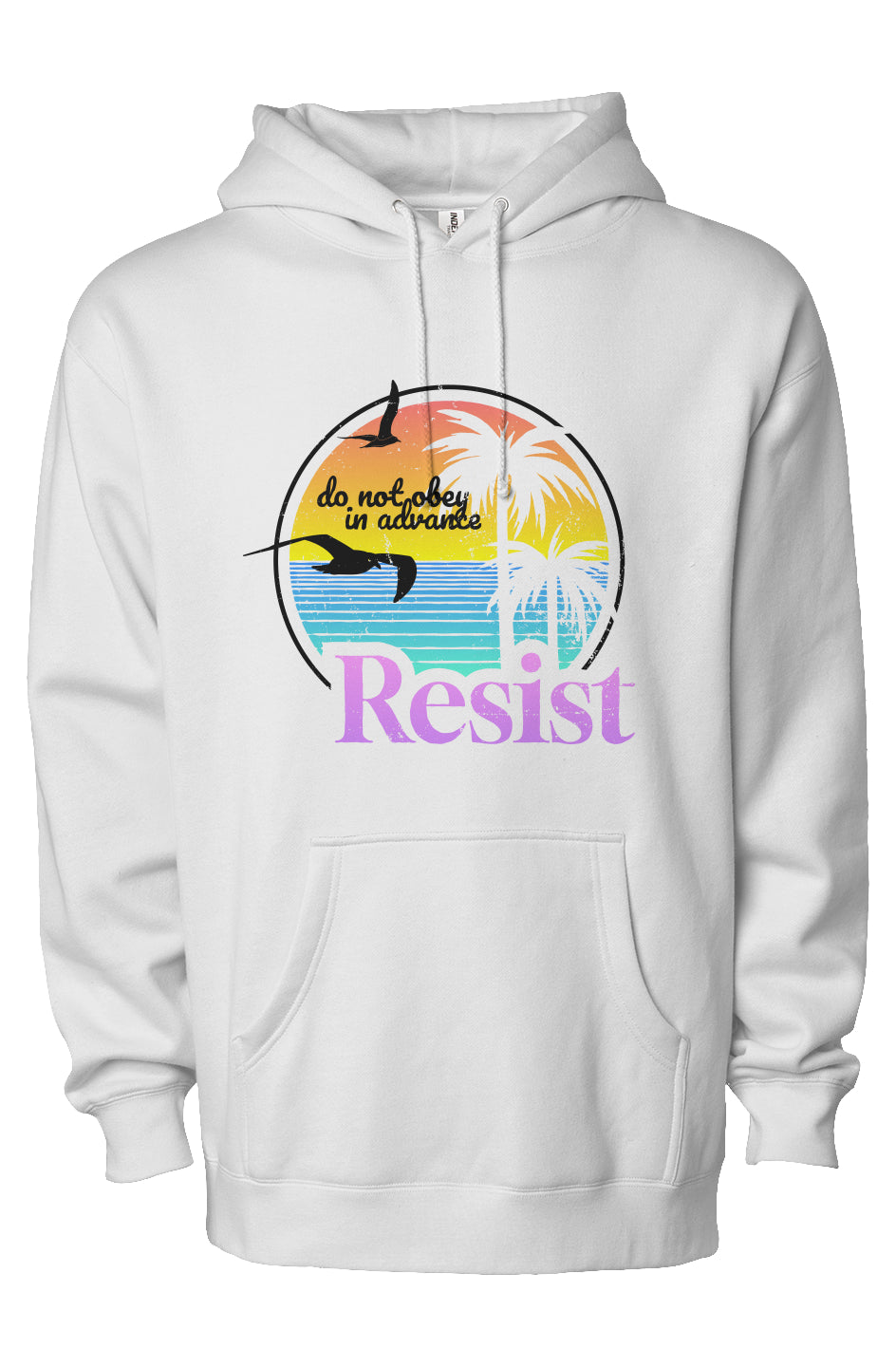 resist - unisex heavyweight pullover hoodie