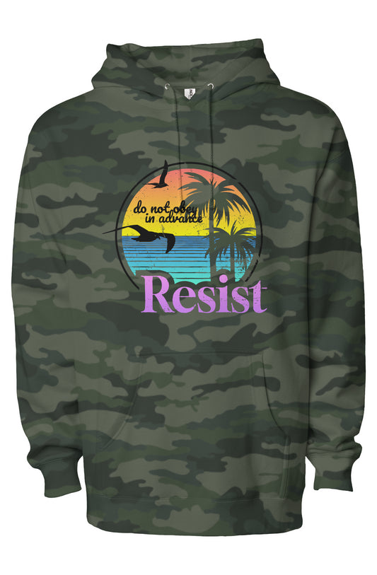resist - unisex heavyweight pullover hoodie