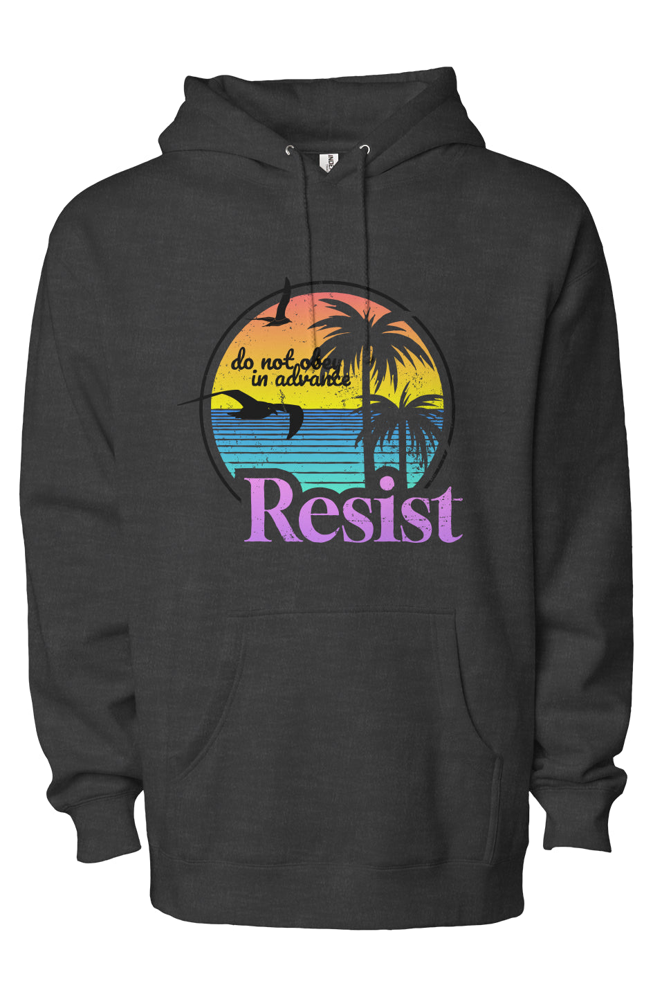 resist - unisex heavyweight pullover hoodie