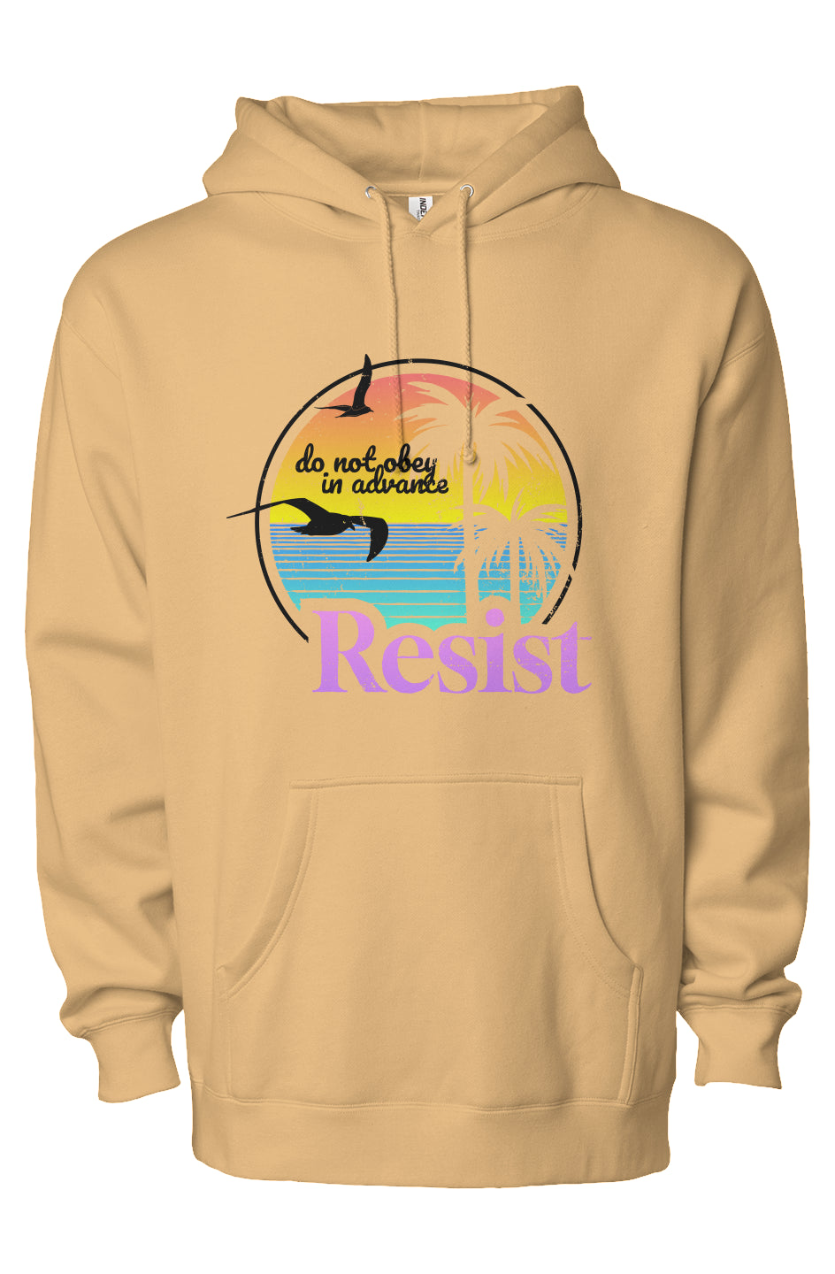 resist - unisex heavyweight pullover hoodie