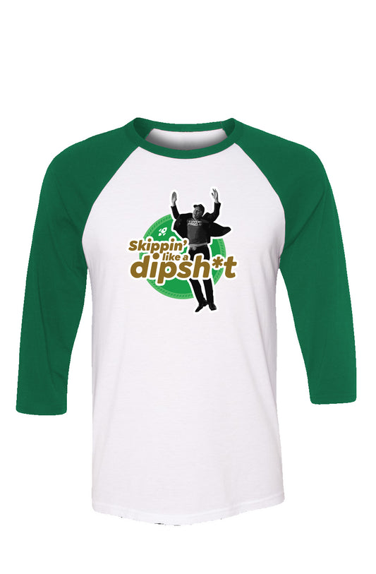 dipsh*t - unisex 3/4 sleeve t-shirt
