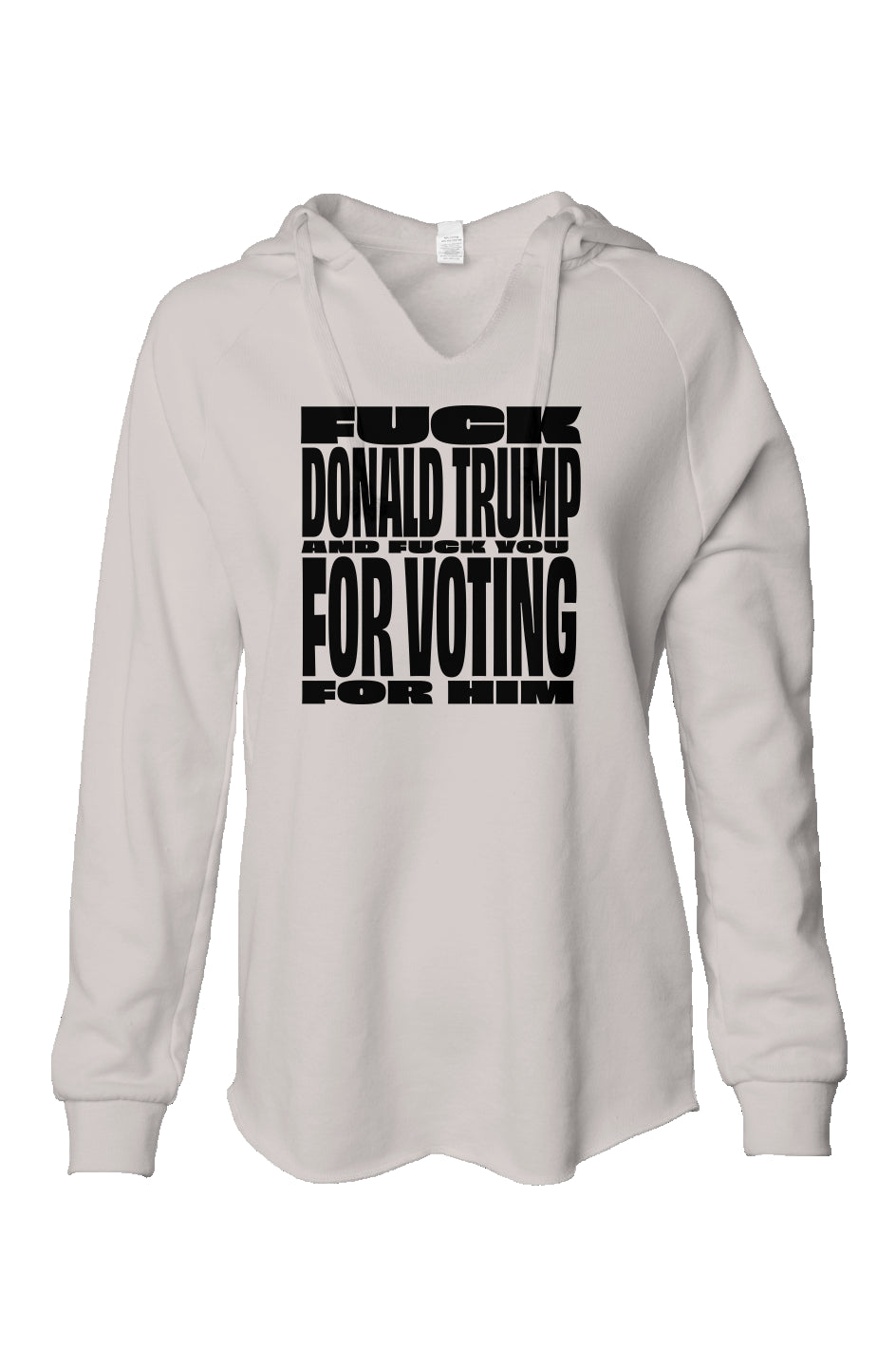 FDT & FU - womens lightweight wash hoodie