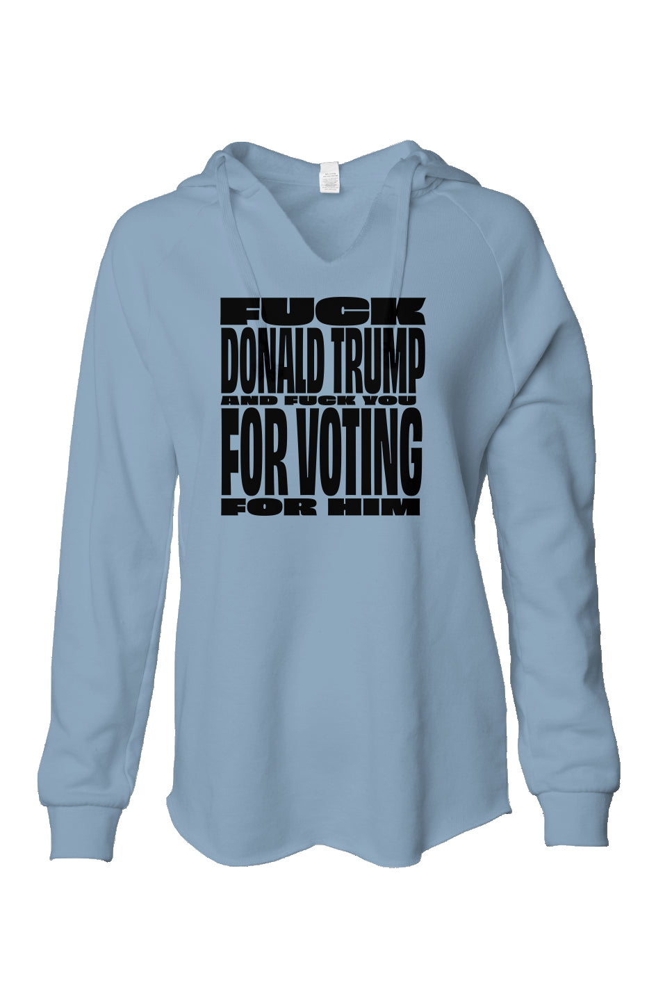 FDT & FU - womens lightweight wash hoodie