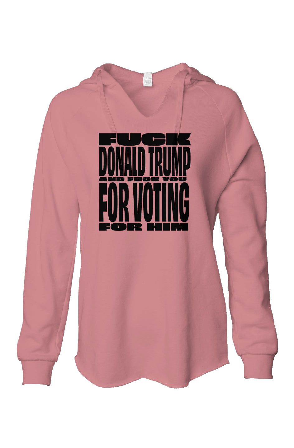 FDT & FU - womens lightweight wash hoodie