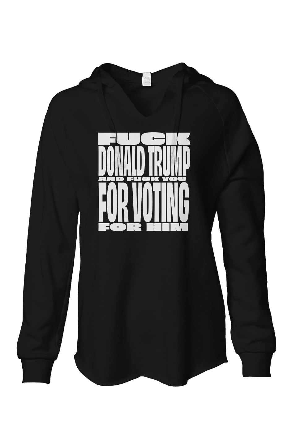 FDT & FU - womens lightweight wash hoodie