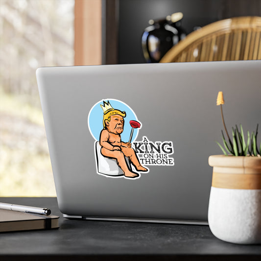 King on His Throne -  Vinyl Sticker