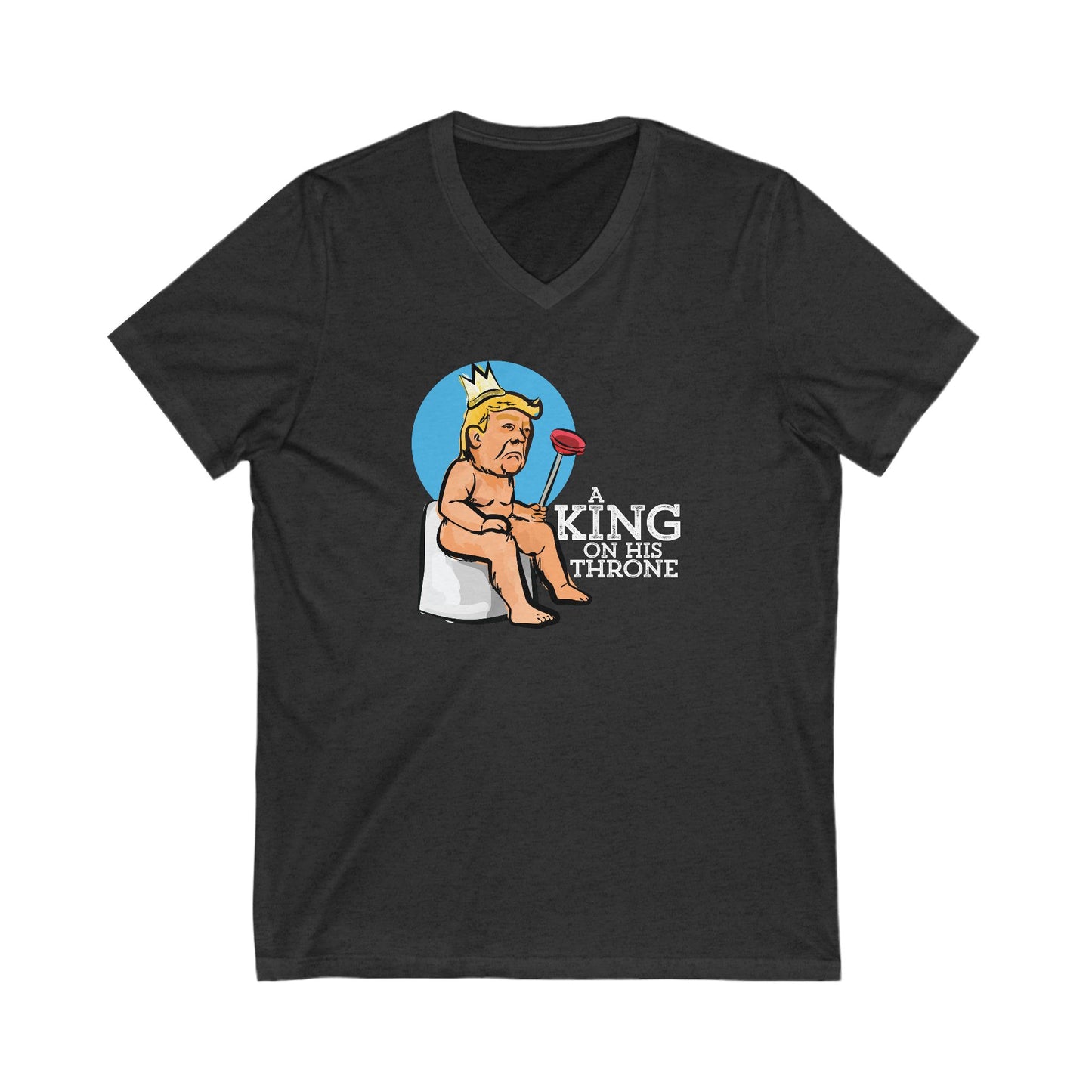 king - unisex v-neck