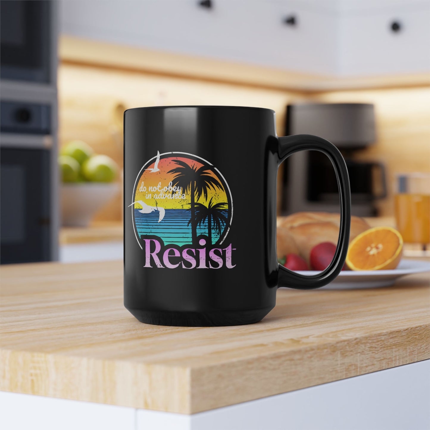 Resist Coffee Mug - Black