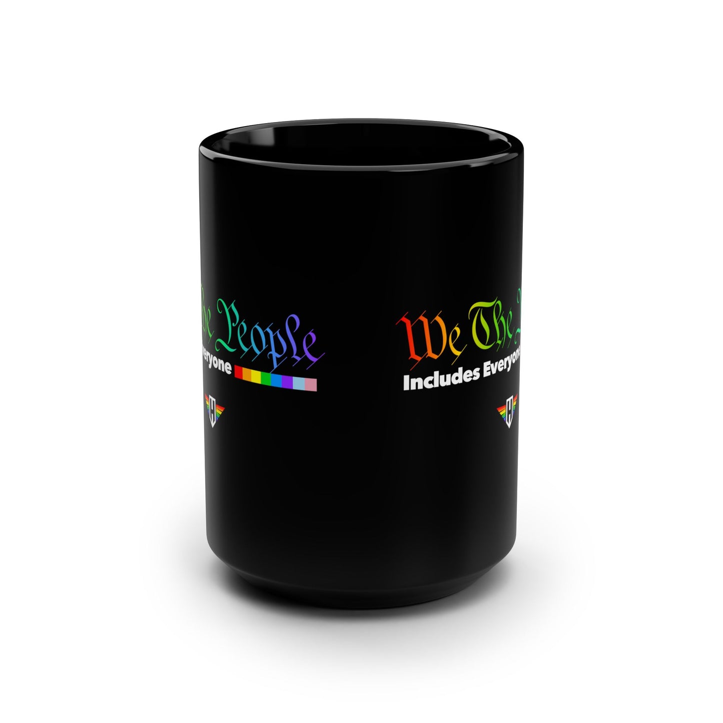 We The People Includes Everyone Coffee Mug - Black