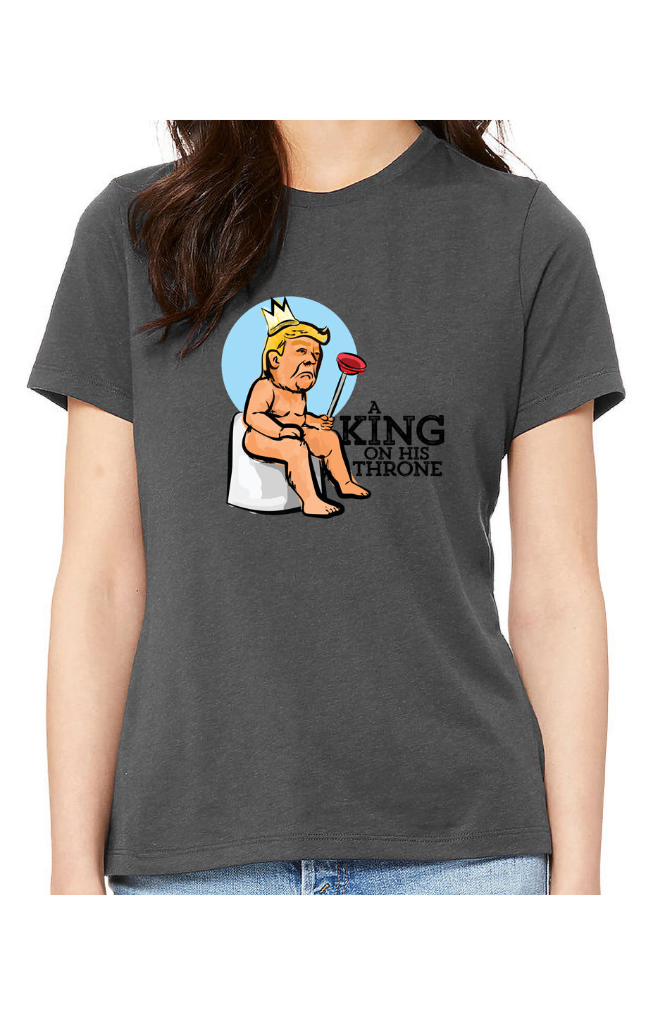 king - womens relaxed fitted shirt
