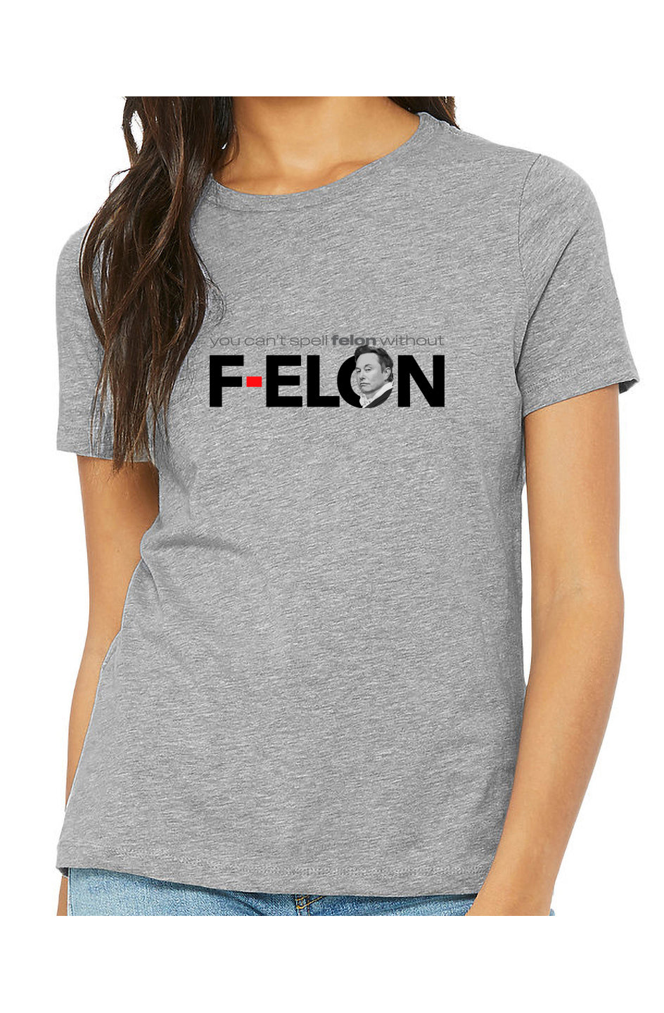 f-Elon - womens relaxed fitted shirt