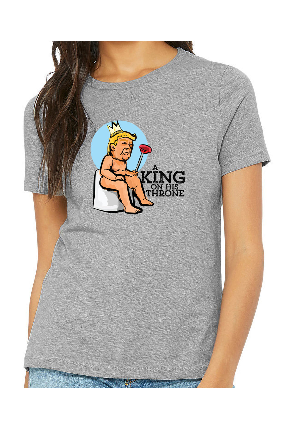 king - womens relaxed fitted shirt