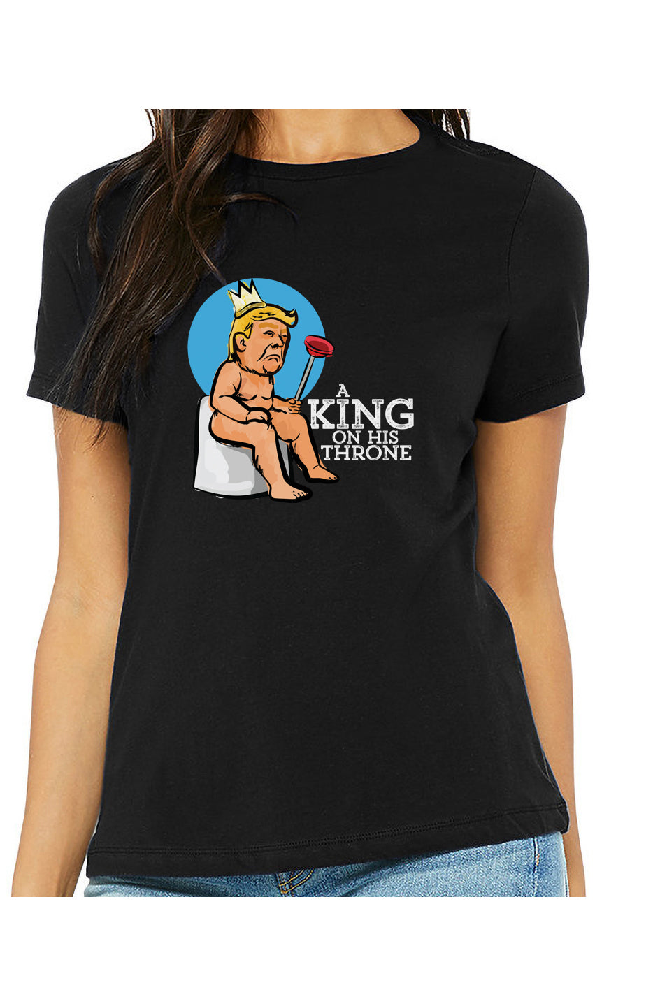 king - womens relaxed fitted shirt