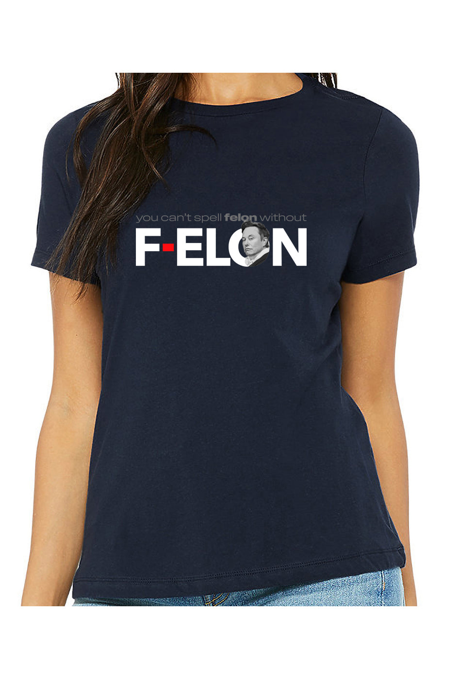 f-Elon - womens relaxed fitted shirt