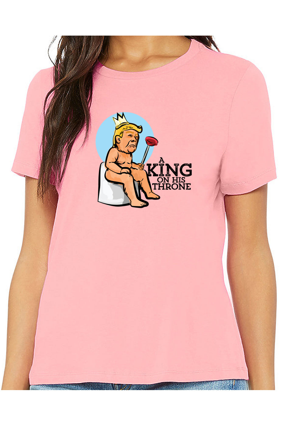 king - womens relaxed fitted shirt