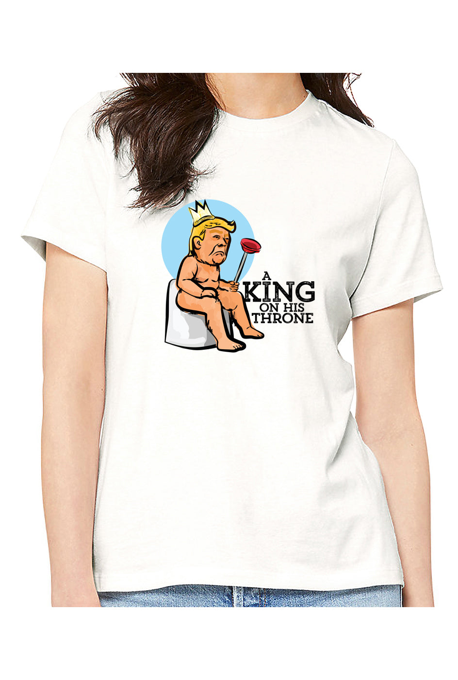 king - womens relaxed fitted shirt