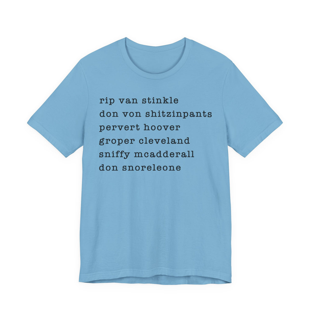 nicknames2 - unisex crew neck t-shirt
