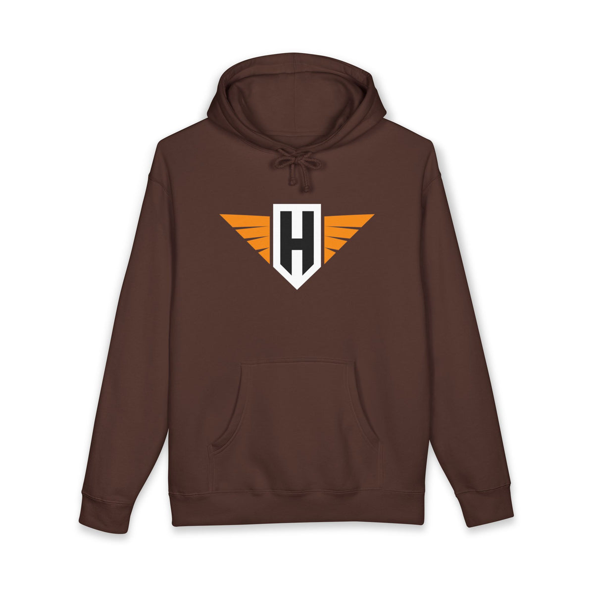 hawk logo - unisex heavyweight pullover hoodie