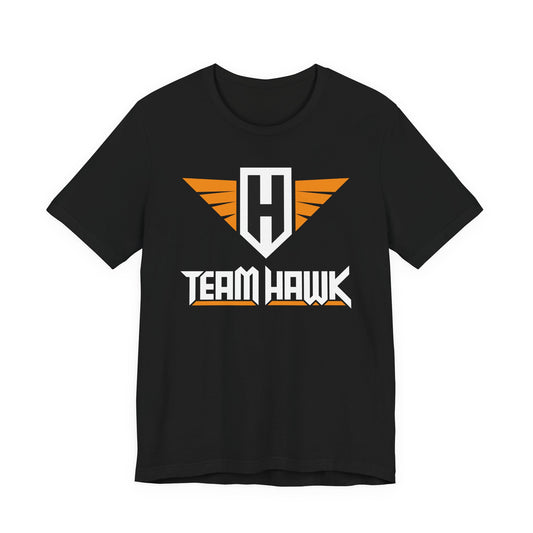 team hawk w/logo - unisex crew neck