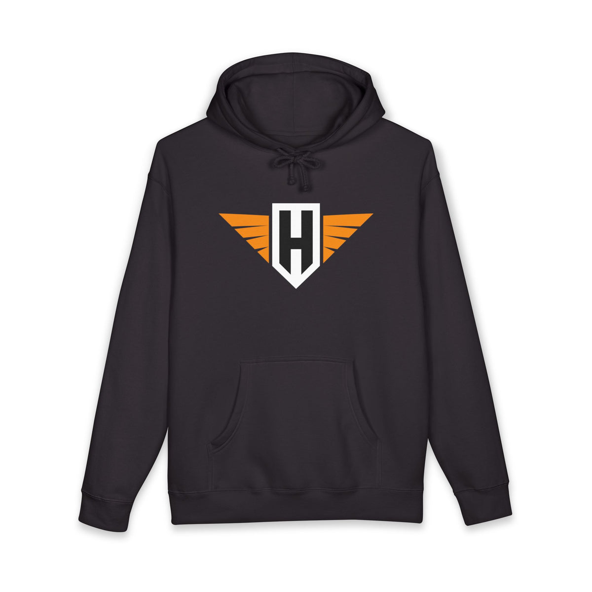hawk logo - unisex heavyweight pullover hoodie