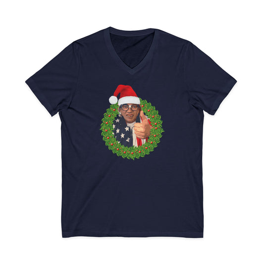 Cleetus Wreath - unisex v-neck t-shirt
