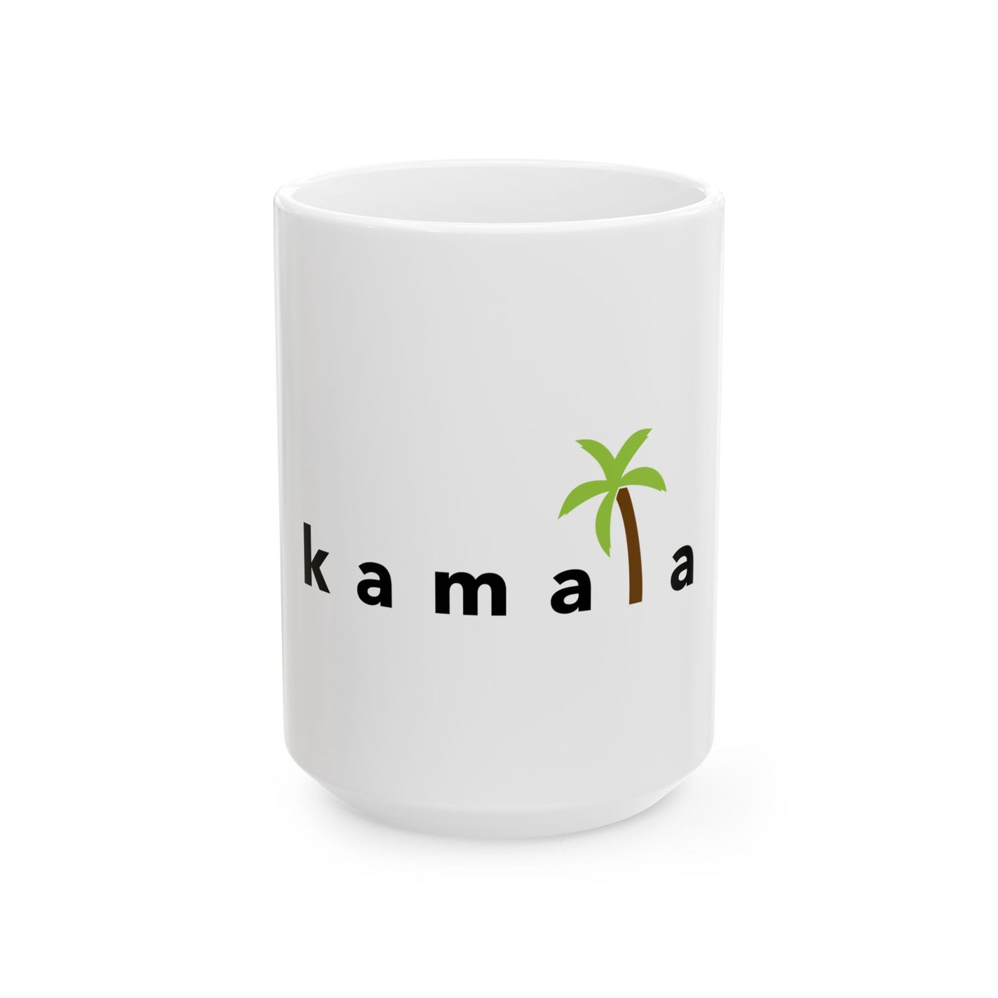 kamala coconut tree - 15oz coffee mug