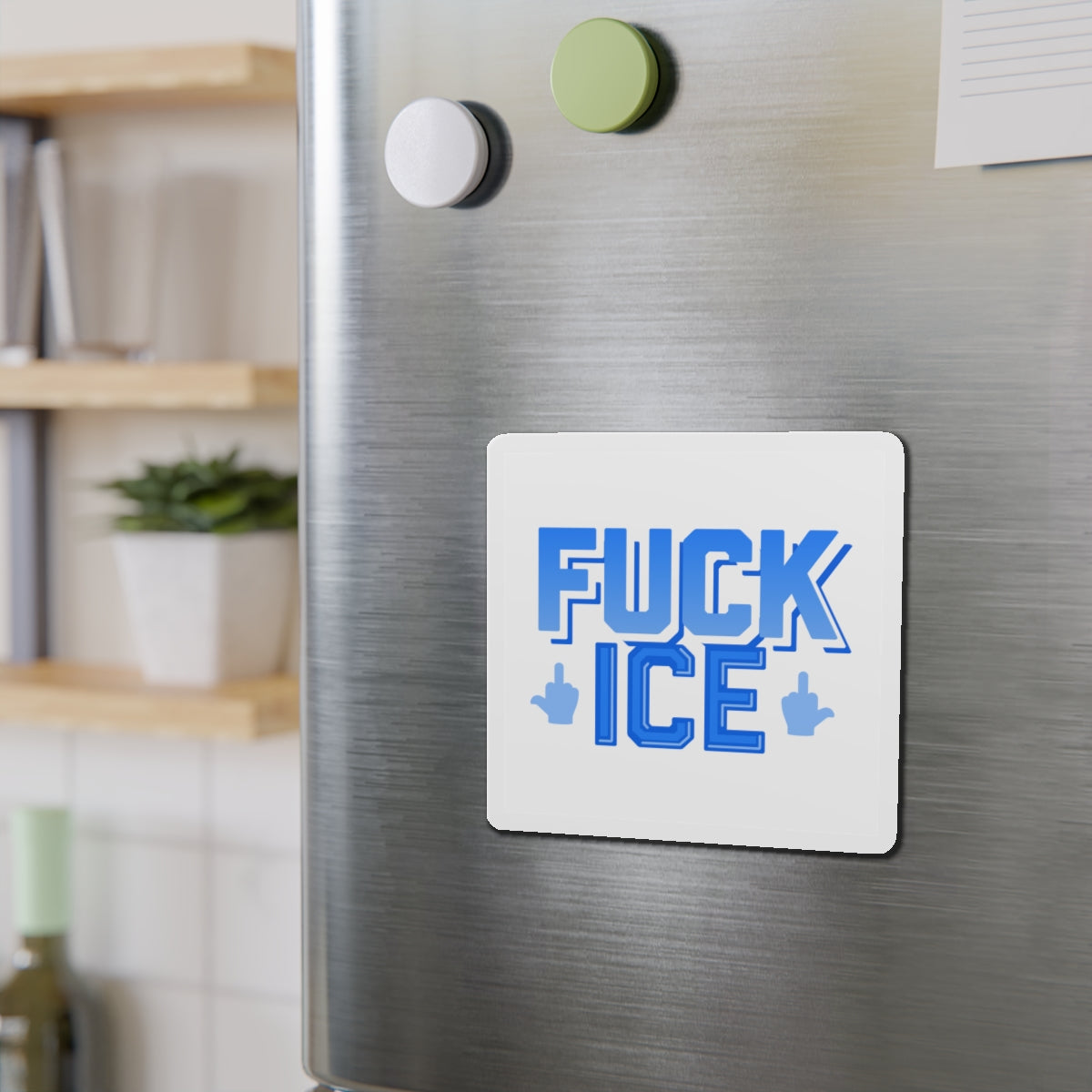 f*ck ICE - magnet (white)