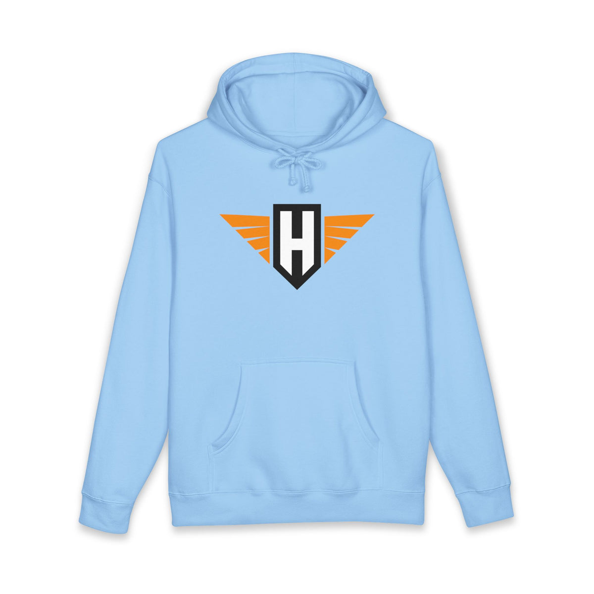 hawk logo - unisex heavyweight pullover hoodie