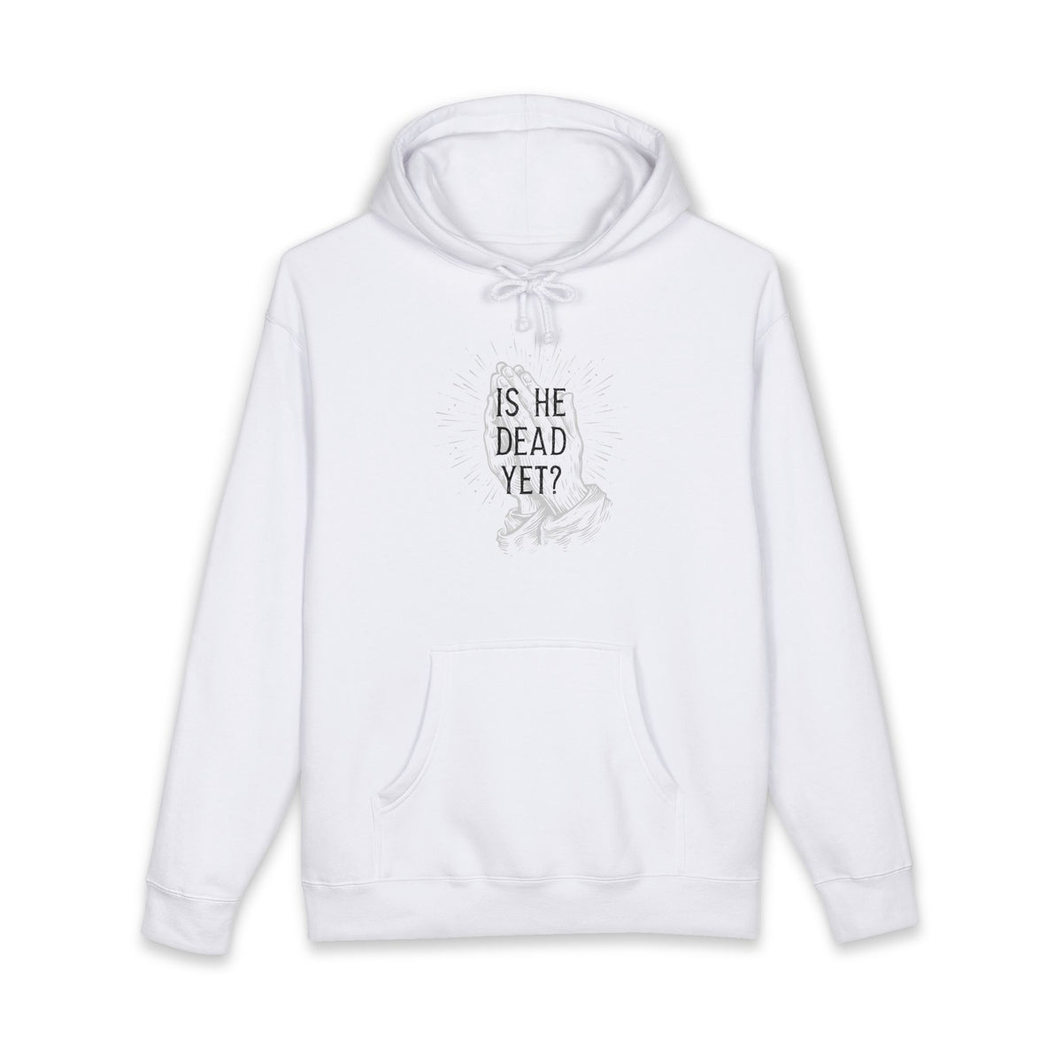 Is He Dead Yet? - unisex heavyweight pullover hoodie