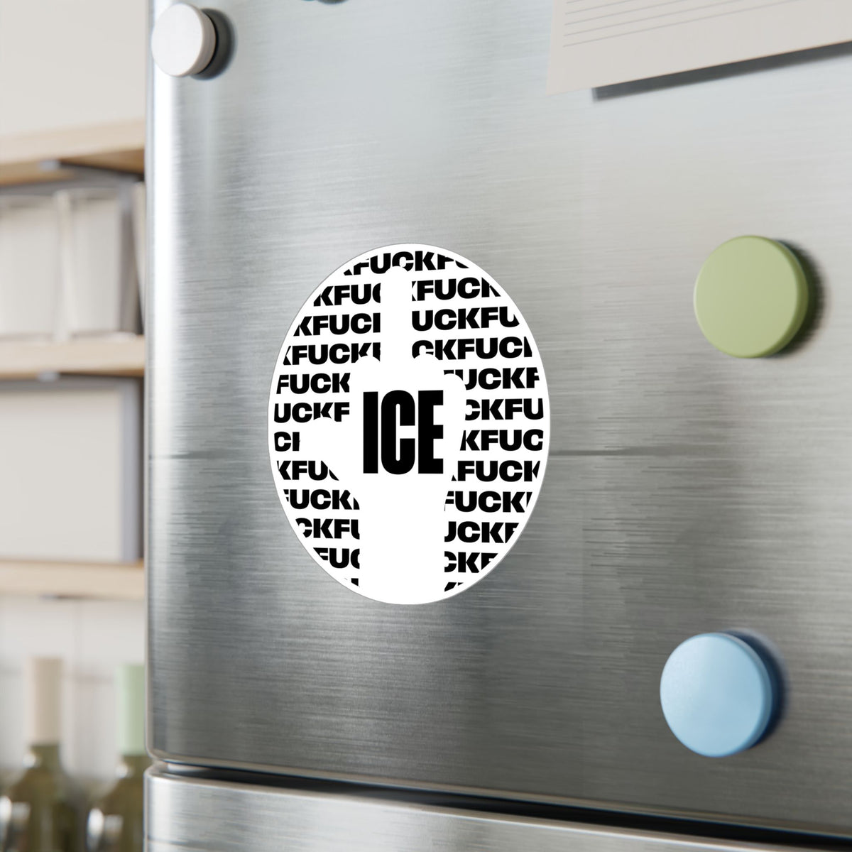 f*ck ice 2 -  vinyl sticker (white)